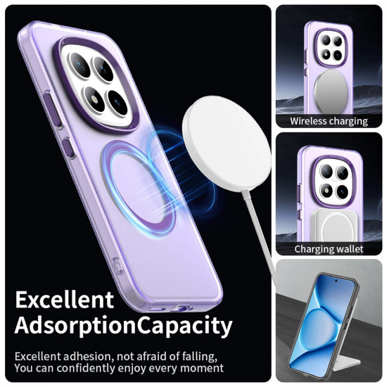 Techsuit CandyCase MagSafe Xiaomi Redmi Note 15 Pro+ 5G / Poco M8 Pro 5G Purple