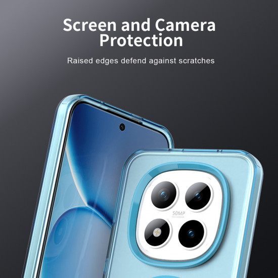 Techsuit CandyCase MagSafe Xiaomi Redmi Note 15 Pro+ 5G / Poco M8 Pro 5G Blue