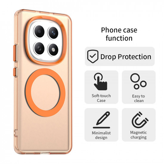 Techsuit CandyCase MagSafe Xiaomi Redmi Note 15 5G / Note 15 4G / Poco M8 5G Orange