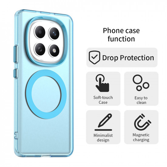 Techsuit CandyCase MagSafe Xiaomi Redmi Note 15 5G / Note 15 4G / Poco M8 5G Blue