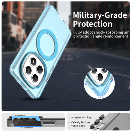 Techsuit CandyCase MagSafe Xiaomi Redmi Note 15 5G / Note 15 4G / Poco M8 5G Blue