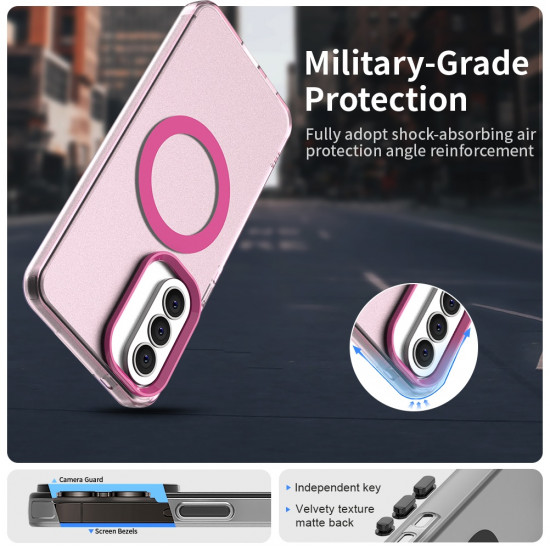 Techsuit CandyCase MagSafe Samsung Galaxy A57 5G Pink Techsuit CandyCase MagSafe Samsung Galaxy A57 5G Pink