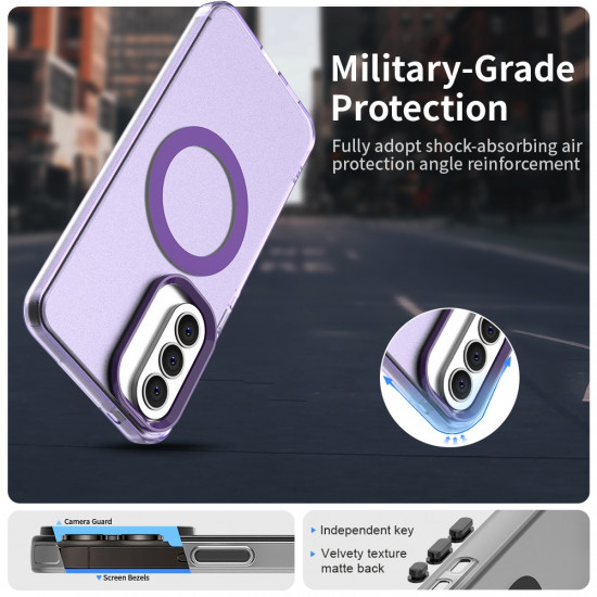Techsuit CandyCase MagSafe Samsung Galaxy A37 5G Purple Techsuit CandyCase MagSafe Samsung Galaxy A37 5G Purple
