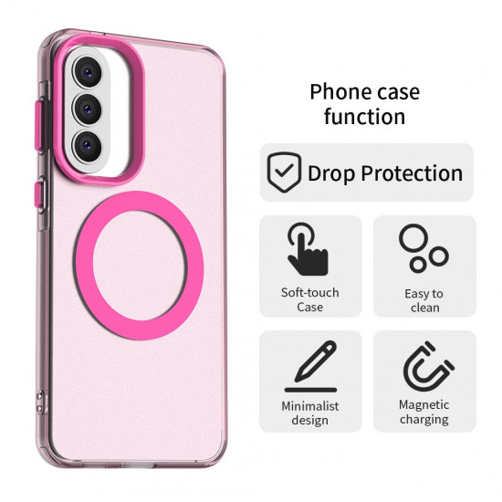 Techsuit CandyCase MagSafe Samsung Galaxy A37 5G Pink Techsuit CandyCase MagSafe Samsung Galaxy A37 5G Pink