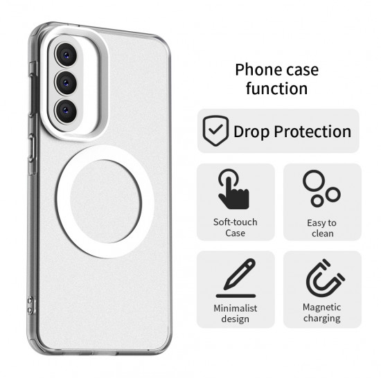 Techsuit CandyCase MagSafe Samsung Galaxy A37 5G White Techsuit CandyCase MagSafe Samsung Galaxy A37 5G White