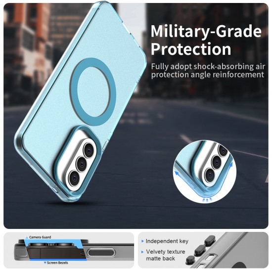 Techsuit CandyCase MagSafe Samsung Galaxy A37 5G Blue Techsuit CandyCase MagSafe Samsung Galaxy A37 5G Blue