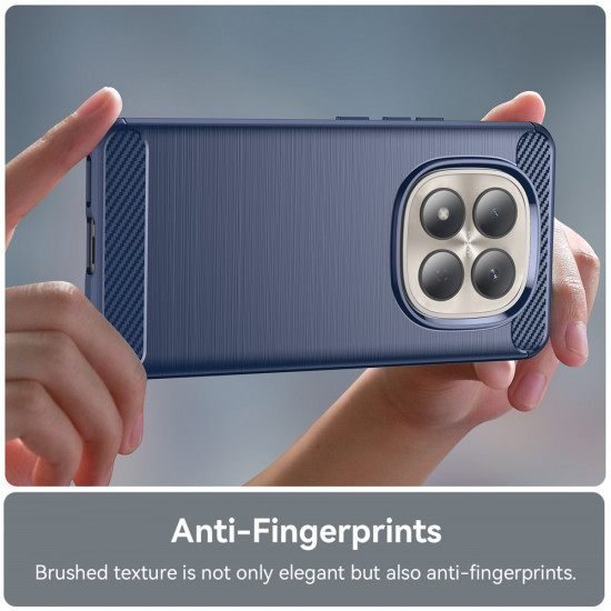 Techsuit Carbon Silicone Xiaomi Redmi Note 15 Pro 5G Blue