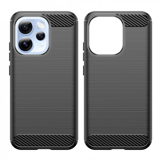 Techsuit Carbon Silicone Oppo Reno15 Pro Black