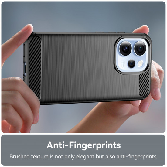 Techsuit Carbon Silicone Oppo Reno15 Pro Black