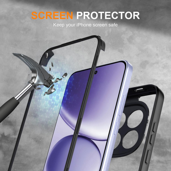 Techsuit ColorVerse 360 Series + Screen Protector Samsung Galaxy S26 Black