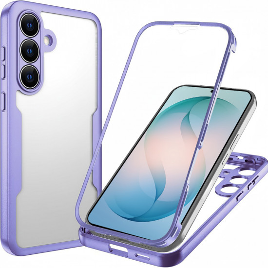 Techsuit ColorVerse 360 Series + Screen Protector Samsung Galaxy S26 Plus Purple