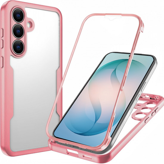 Techsuit ColorVerse 360 Series + Screen Protector Samsung Galaxy S26 Plus Pink