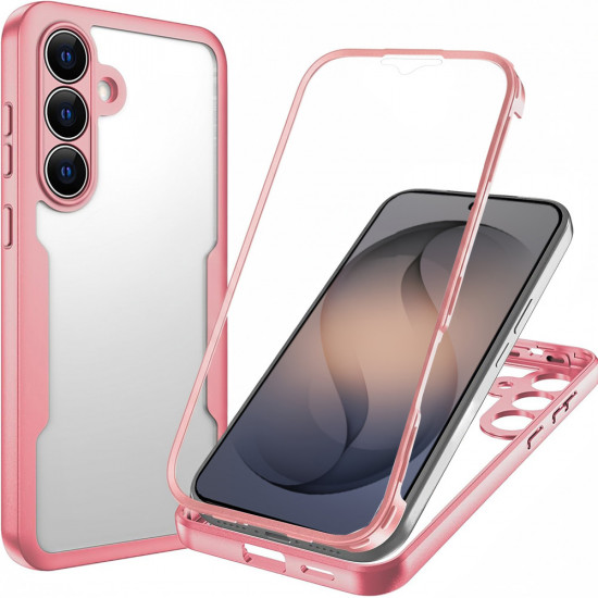 Techsuit ColorVerse 360 Series + Screen Protector Samsung Galaxy S26 Pink