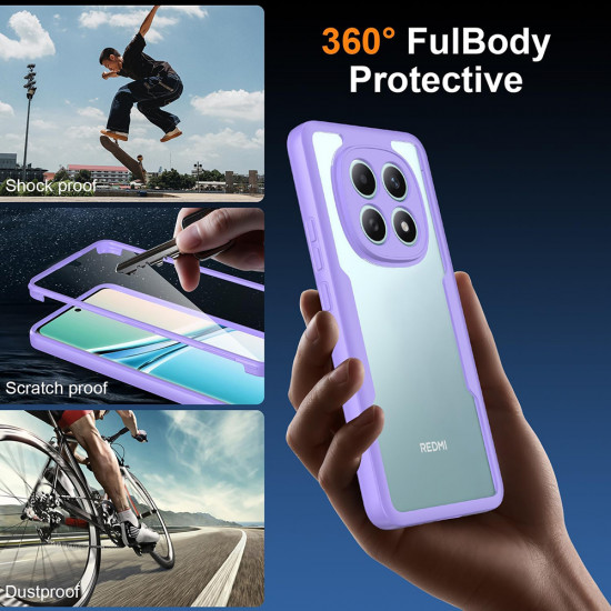 Techsuit ColorVerse 360 Series + Screen Protector Xiaomi Redmi Note 15 4G Purple Techsuit ColorVerse 360 Series + Screen Protector Xiaomi Redmi Note 15 4G Purple
