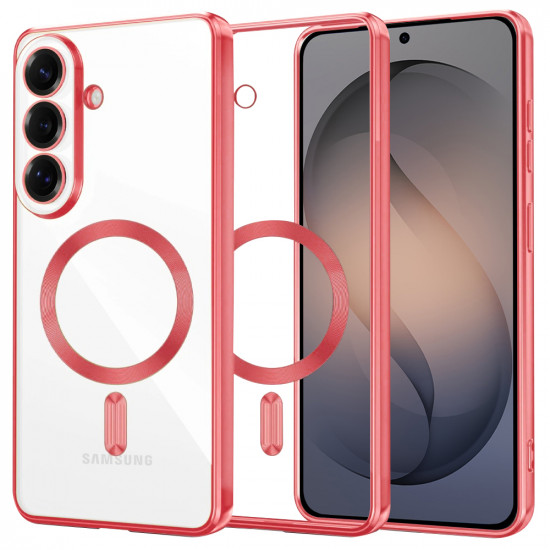 Techsuit Luxury Crystal MagSafe Samsung Galaxy S26 Red Techsuit Luxury Crystal MagSafe Samsung Galaxy S26 Red