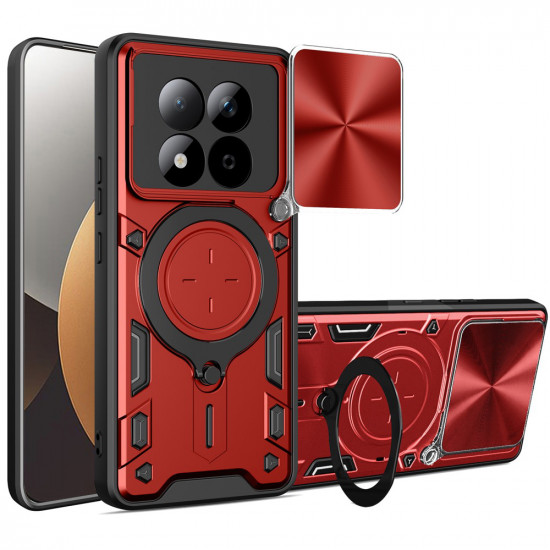 Techsuit CamGuard Pro Xiaomi Redmi Note 15 Pro 5G Red