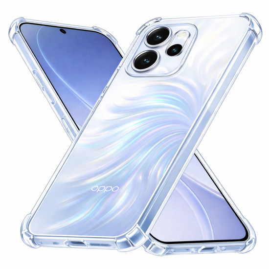Techsuit Shockproof Clear Silicone Oppo Reno15 Pro Clear