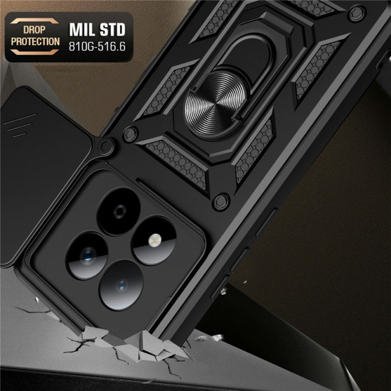 Techsuit CamShield Series Xiaomi Redmi Note 15 Pro+ 5G / Poco M8 Pro 5G Black