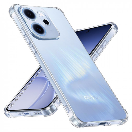 Techsuit Shockproof Clear Silicone Oppo Reno15 F / Reno15 FS 5G Clear Techsuit Shockproof Clear Silicone Oppo Reno15 F / Reno15 FS 5G Clear