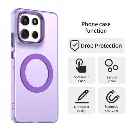 Techsuit CandyCase MagSafe Motorola Moto G86 Purple Techsuit CandyCase MagSafe Motorola Moto G86 Purple