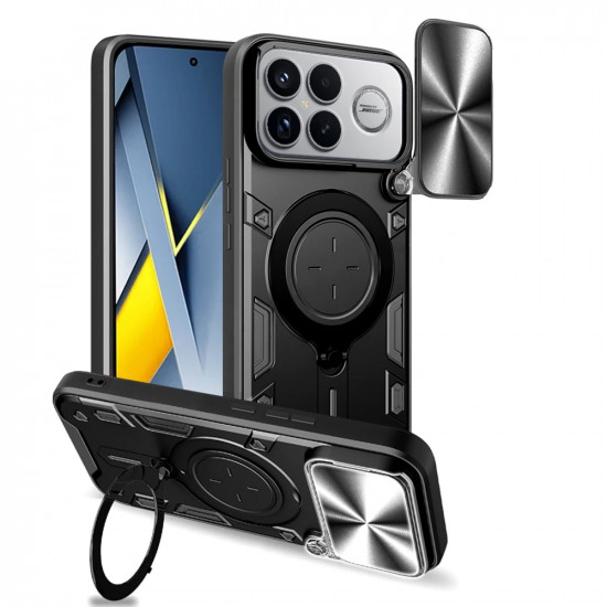 Techsuit CamGuard Pro Xiaomi Poco F8 Ultra Black Techsuit CamGuard Pro Xiaomi Poco F8 Ultra Black