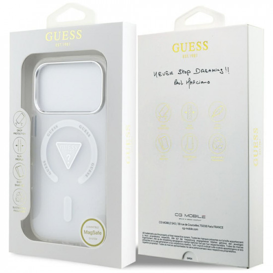 Guess IML Gradient Triangle Logo MagSafe (GUHMP17LHGTMLCGT) iPhone 17 Pro Clear