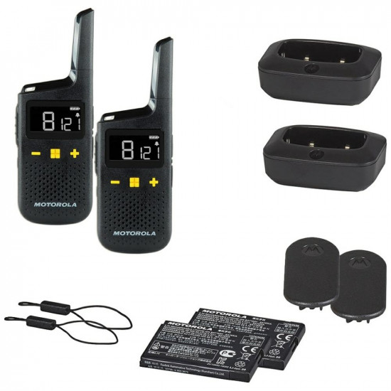 Motorola XT185 Walkie Talkie Set 2pcs Black