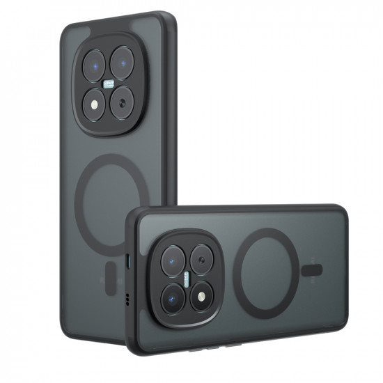 Techsuit PureFrost MagSafe Xiaomi Redmi Note 15 Pro 5G Frosted Black