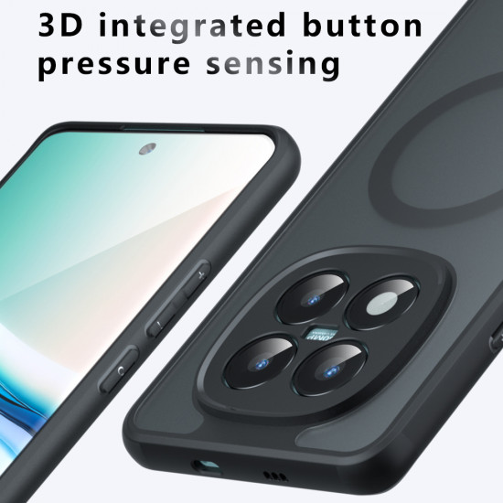 Techsuit PureFrost MagSafe Xiaomi Redmi Note 15 Pro 5G Frosted Black