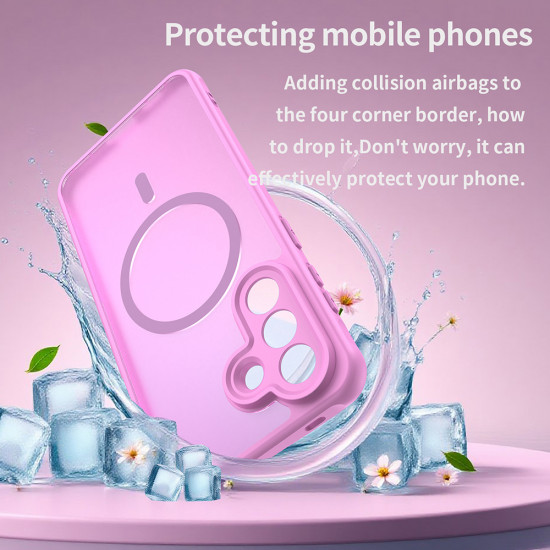 Techsuit HaloFrost II MagSafe Samsung Galaxy A57 5G Pink