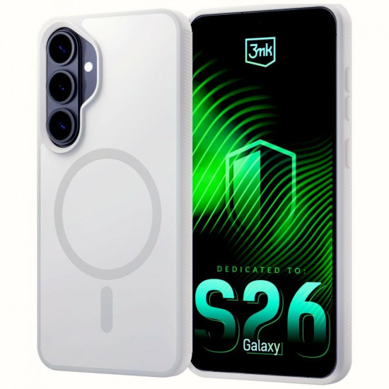 3MK Smoke MagCase for Samsung Galaxy S26+ white