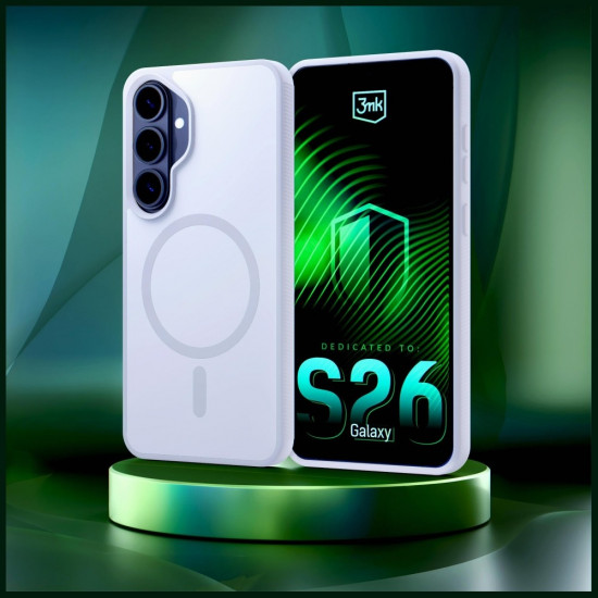 3MK Smoke MagCase for Samsung Galaxy S26+ white