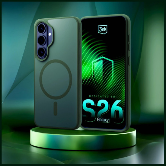 3MK Smoke MagCase for Samsung Galaxy S26+ green 3MK Smoke MagCase for Samsung Galaxy S26+ green