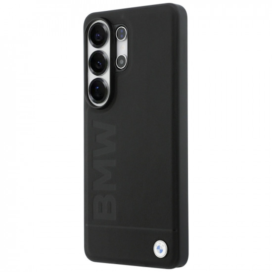Case BMW Leather Hot Stamp MagSafe for Samsung Galaxy S26 Ultra black