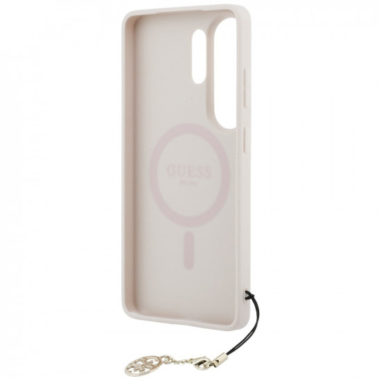 Case Guess 4G Classic Logo Charm MagSafe for Samsung Galaxy S26 Ultra pink Case Guess 4G Classic Logo Charm MagSafe for Samsung Galaxy S26 Ultra pink