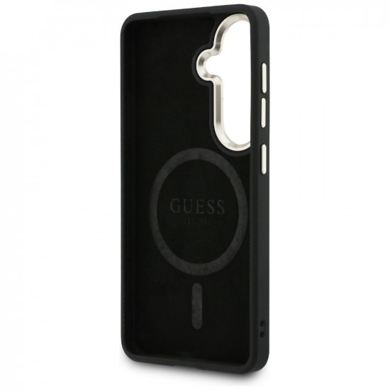 Case Guess 4G Embossed Ring MagSafe for Samsung Galaxy S26 blue Case Guess 4G Embossed Ring MagSafe for Samsung Galaxy S26 blue