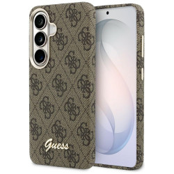 Case Guess 4G Script MagSafe for Samsung Galaxy S26 brown