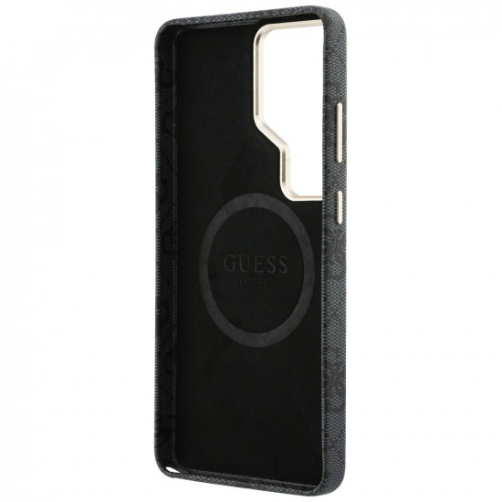 Case Guess 4G Script MagSafe for Samsung Galaxy S26 Ultra black Case Guess 4G Script MagSafe for Samsung Galaxy S26 Ultra black