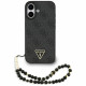 Case Guess 4G Strap Triangle Logo MagSafe for iPhone 17 black Case Guess 4G Strap Triangle Logo MagSafe for iPhone 17 black