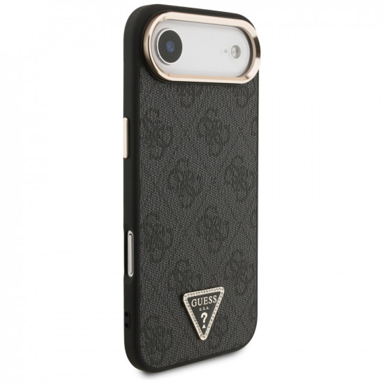 Case Guess 4G Triangle Logo MagSafe for iPhone Air black gold