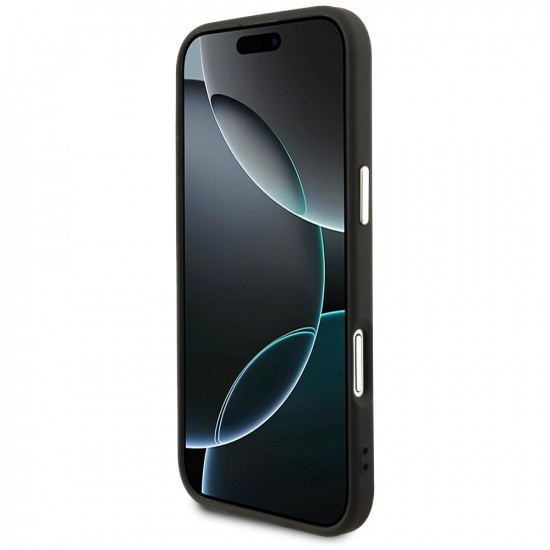 Case Guess 4G Triangle Logo MagSafe for iPhone Air black gold