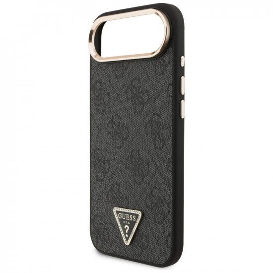 Case Guess 4G Triangle Logo MagSafe for iPhone Air black gold
