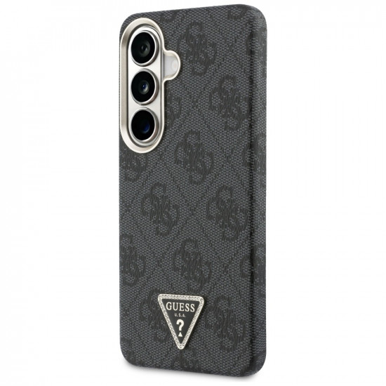 Case Guess 4G Triangle Logo MagSafe for Samsung Galaxy S26 black Case Guess 4G Triangle Logo MagSafe for Samsung Galaxy S26 black