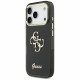 Case Guess IML 4G Script Metal for iPhone 17 Pro Max black