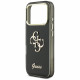 Case Guess IML 4G Script Metal for iPhone 17 Pro Max black