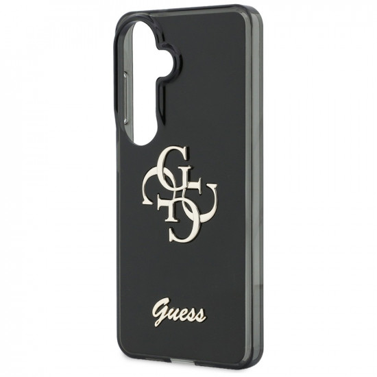 Case Guess IML Big Metal 4G Script for Samsung Galaxy S26 black Case Guess IML Big Metal 4G Script for Samsung Galaxy S26 black