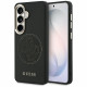Case Guess Perforated Logo MagSafe for Samsung Galaxy S26 black Case Guess Perforated Logo MagSafe for Samsung Galaxy S26 black