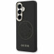 Case Guess Perforated Logo MagSafe for Samsung Galaxy S26 black Case Guess Perforated Logo MagSafe for Samsung Galaxy S26 black