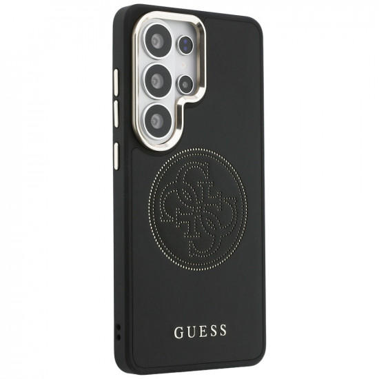 Case Guess Perforated Logo MagSafe for Samsung Galaxy S26 Ultra black