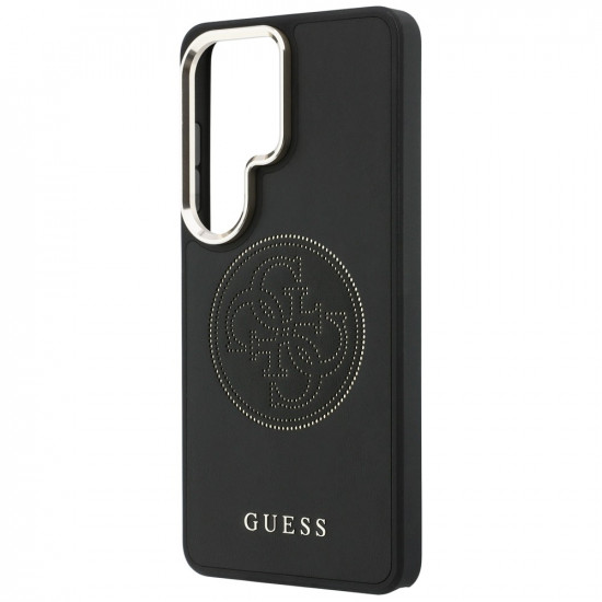 Case Guess Perforated Logo MagSafe for Samsung Galaxy S26 Ultra black